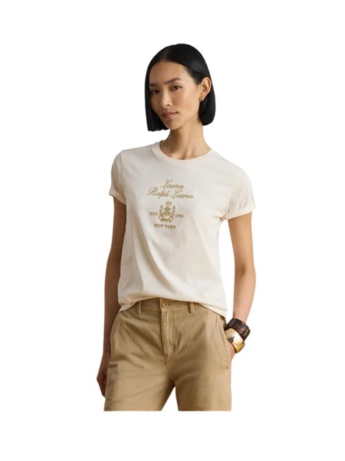 Lauren Ralph Lauren T-shirt LAUREN RALPH LAUREN | 200P13943002.MASCARPONE CREMA